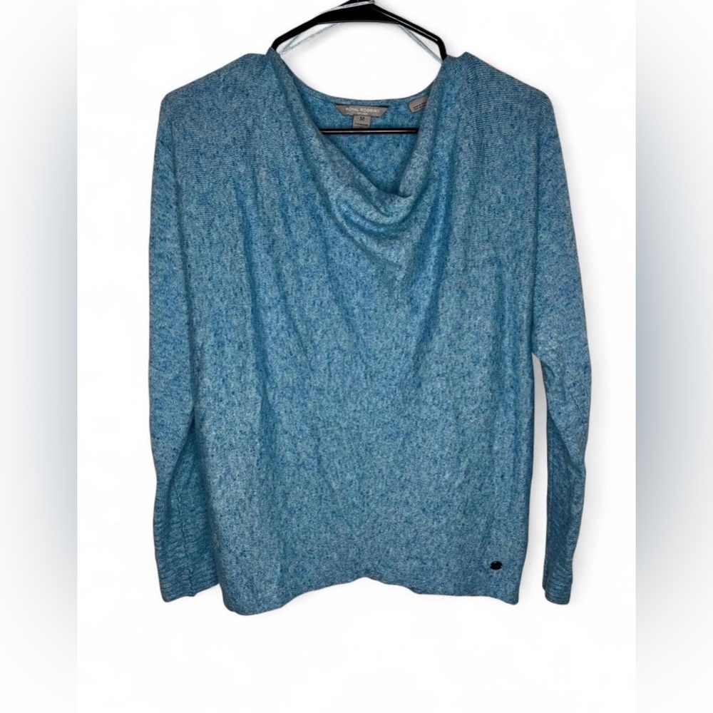 Sky Blue Cowl Neck Sweater Royal Robbin’s size Medium Wool